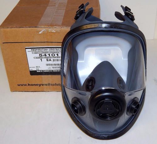 New north 54101 dual filter full mask respirator honeywell m/l for sale