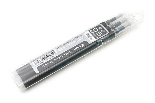 Pilot friction ball-point pen ink refill for 0.5 mm black ( 3 pcs ) from Japan