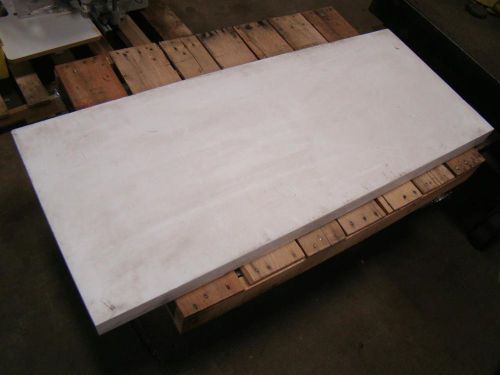 Virgin Teflon Plastic Sheet 2x20x48&#034; 105503