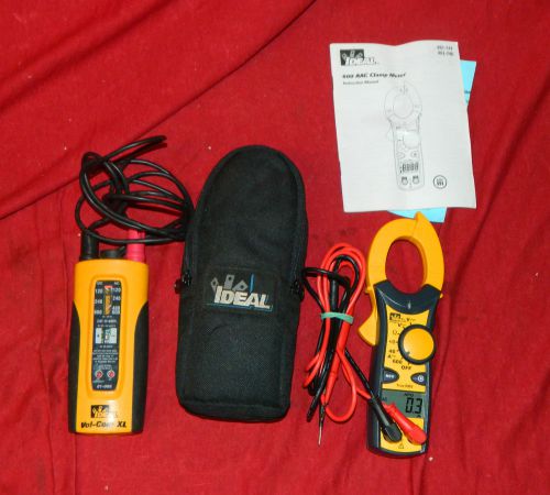 Ideal VOL-CON XL - Voltage &amp; Continuity Electrical Tester 61-086 &amp; Clamp Meter