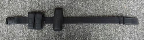 Uncle Mikes Tactical Sentinel Duty Belt w/ Bianchi AccuMold Pouches - Mag/FL