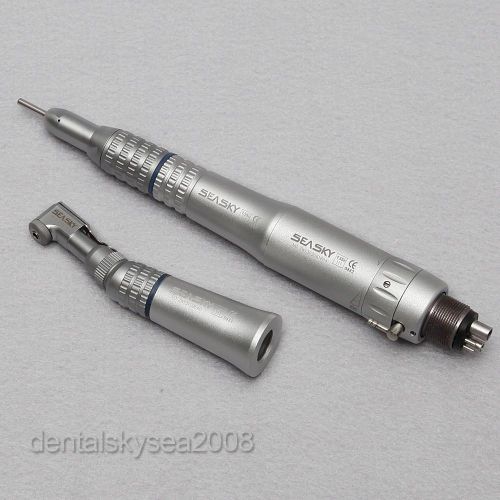 New Dental Slow Low Speed Handpiece Contra Angle straight Cone Motor kit 4H US