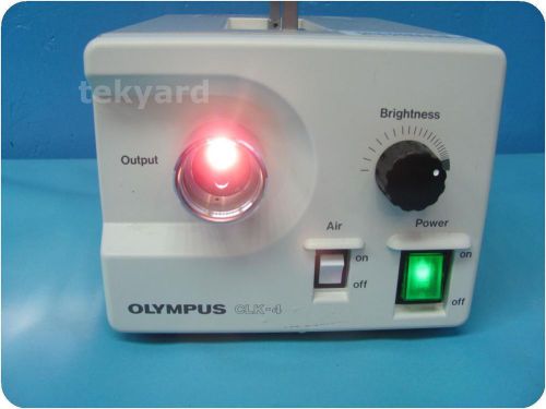 OLYMPUS OPTICAL CO. CLK-4 HALOGEN LIGHT SOURCE ! (119940)