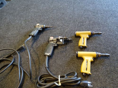 Lot of 5  Wire Wrap Tool Guns Gardner Denver &amp; Standard Pneumatic 768 Apex