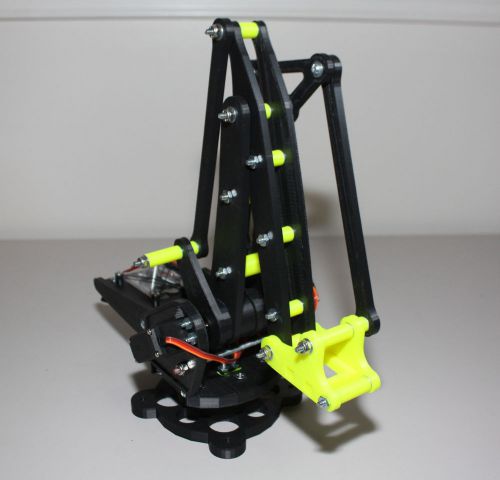 uArm 3D Printed Kit YELLOW | Arduino Powered Miniature Robotic Factory Lite Arm