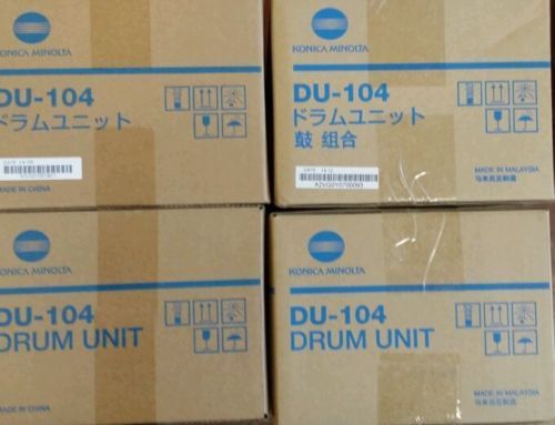 4 NEW GENUINE KONICA MINOLTA DU-104 DRUM FOR C6000,C6500, C7000,C6501