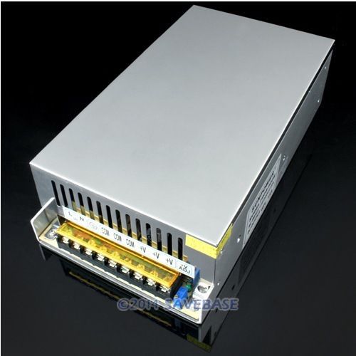 LED Lights Power Supply 12V50A AC-DC High-Power PSU 600W 110-220V