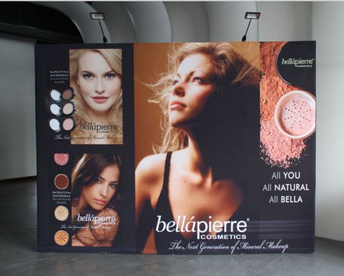 10ft Straight Fabric Tension Pop up Display Wall for Trade show booth ( graphic)