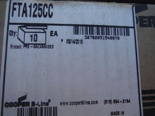 Cooper B-line (FTA125CC) (10pcs) Zinc