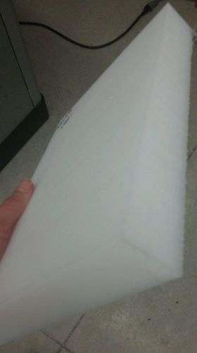 1 3/8&#034; natural White Plastic UHMW Sheet/plate 7.5&#034; X 11&#034; &amp; 12&#034; X 10&#034;