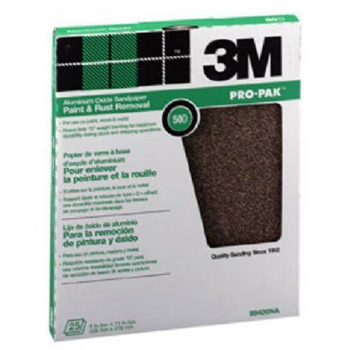 3M Pro-Pak 99403-NA-CC Aluminum Oxide Sheets for Paint and Rust Removal 9-Inc...