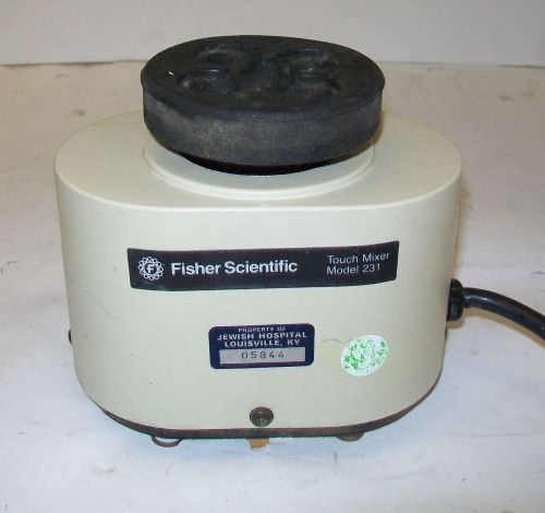 Fisher scientific touch mixer model 231 for sale