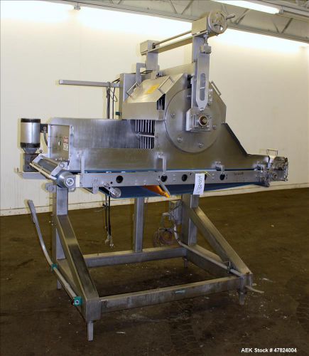 Used- waterfall applicator, 304 stainless steel. has 28&#034; wide x 60&#034; long belt co for sale