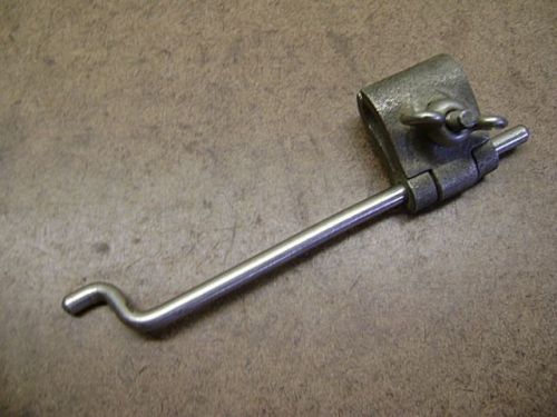 Vintage small machinist tool holder, vise, unmarked, slide bar, tightens nicely for sale