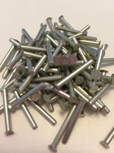 100 countersunk rivet 3/32 dia shank 3/4 long ms20426ad3-12 nos solid aluminum for sale