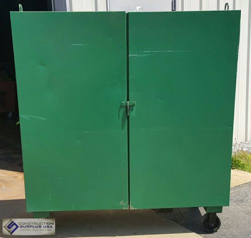Knaack 109 painted green 2 door with casters for sale