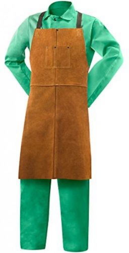 Steiner weld-rite apron kevlar cowhide leather nylon strap band welding 24 x 36&#034; for sale