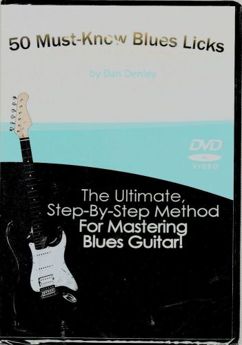 50 Must Know Blues Licks By Dan Denley (DVD) DVD-ROM