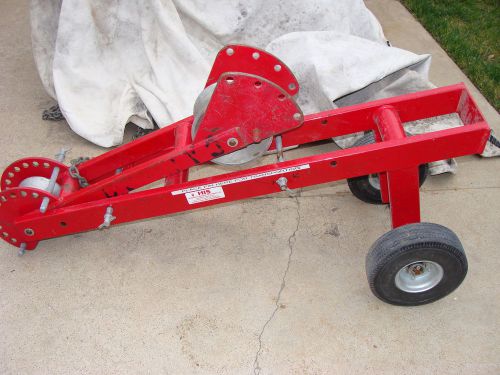 His condux cable puller tugger frame greenlee *gr8cond* nr for sale