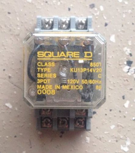 Square D 8501120V Series &amp; Relay Socket 8501 NR82
