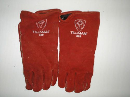 TILLMAN SPLIT COWHIDE WELDING GLOVES 869 L NEW