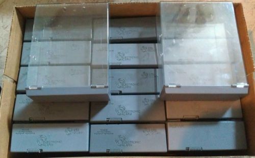 Alpha Security Boxes Alarm Retail Store AVM312GBA  5.5&#034; x 6.75&#034; x 2&#034; lot of 17