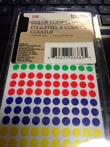 1000  Yard Garage Rummage Color Coding  Sticker Labels-Preprinted &amp; Blank