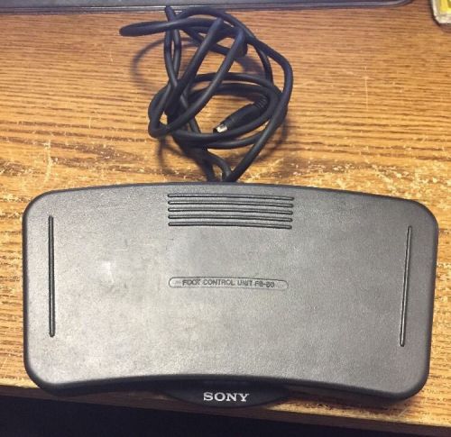 Sony FS-80 Foot Control Pedal Unit for M2000 M2020 Dictation Machine Transcriber