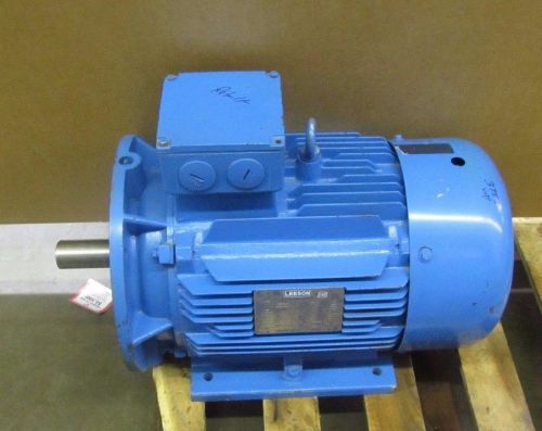 Leeson 193145.60 df150ld c160t17fz4c 20 hp 230/460v 3ph iec metric motor rebuilt for sale