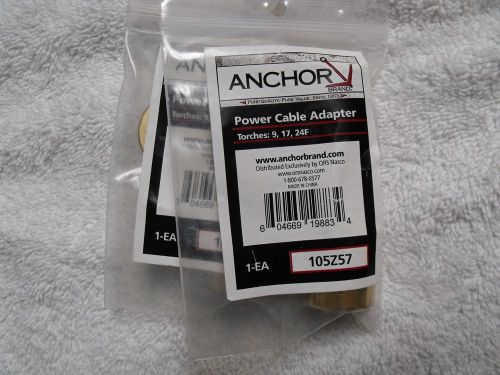 Anchor Power Cable Adapter 105Z57 for TIG Welding Torch 9/17/24F/ Series