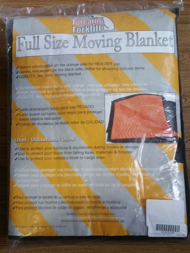 Forearm Forklift 72&#034; x 80&#034; Full Size 2 Color Moving Blanket, Model FFMB **Slit