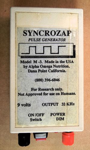 Syncrozap m-3 bio generator for sale