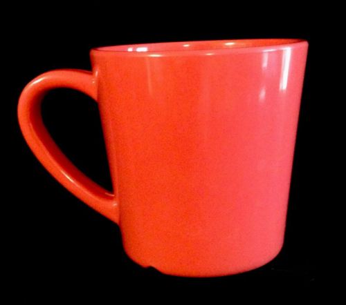 Thunder Group Colors Collection Melamine 7 Oz Coffee Cups #9018 Red LotOf10 New