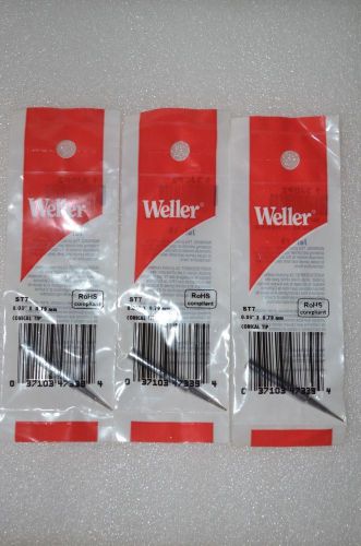 3x original weller st7 1/32 conical, tip for wp25, wp30, wp35, wlc100 for sale