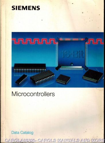 SIEMENS Data Book 1992-93 Microcontrollers Data Catalog