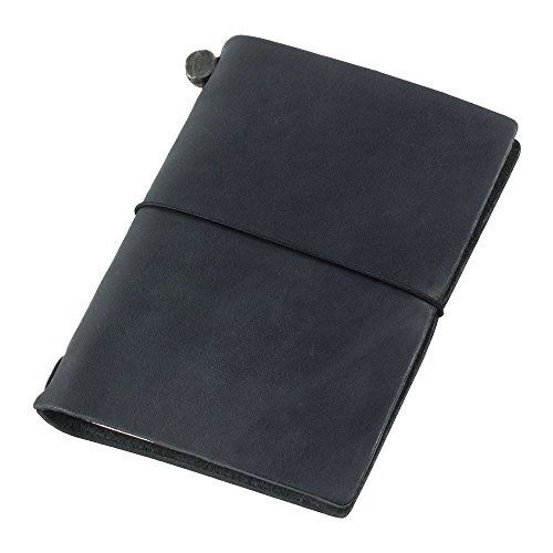 MIDORI / DESIGNPHIL Travelers Note Passport Size Starter Kit Black 15026006