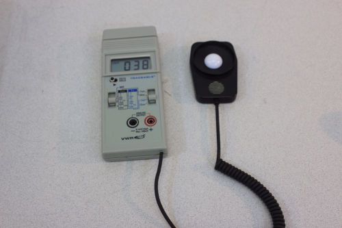 VWR Digital Light Meter w/ Outputs, Lux/ Foot Candle, Traceable, 62344-944