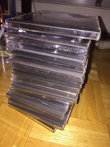 10.4mm Standard CD Jewel Cases - 20 Pack Used -very Nice Look!