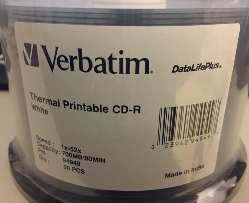 Verbatim Thermal Printable CD-R White