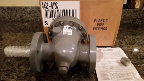 Spears 4433-012c, industrial swing check valve cpvc 1-1/4&#034; fkm for sale