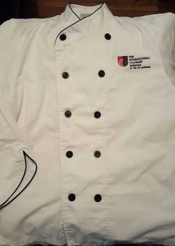 3 Art Institute Chef Coat/ Jacket Chef Works Size M Coats
