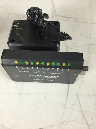 Black Box LE1500A-UTP Crossover Media Converter WITH POWER CORD