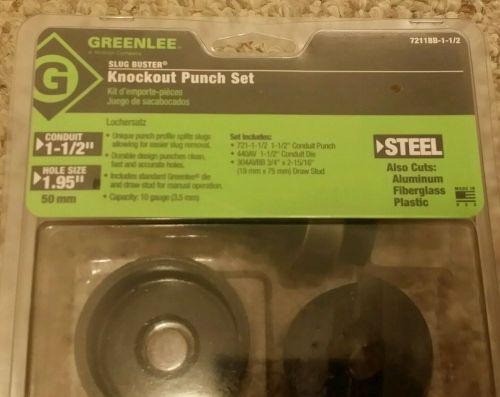 New Greenlee,1_1/2&#034; knock out punch set, Electrical tool.