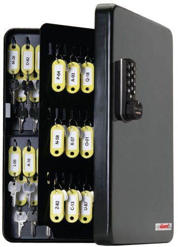 Electronic Key Cabinet Black Box Combi 122 Hook Cam Lock Ring KeyGuard Security
