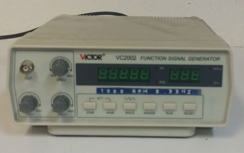 Victor VC2002 Function Signal Generator (0.2 Hz ~ 2 MHz) 7 Frequency 5 Digits