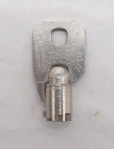 Chicago lock co. ace vending machine key round tubluar no. xx3191 for sale