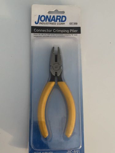JONARD JIC-891 Insulated Crimper, 26-19 AWG, 6 In L