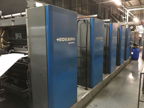 Heidelberg Harris M110C printing press, Vits sheeter optional folder and Inline