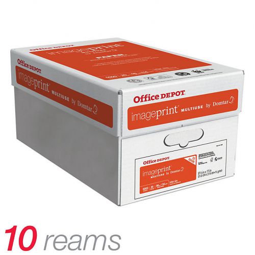 Office Depot ImagePrint Multiuse Paper by Domtar 10 Reams 5000 Sheets