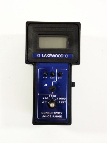 Lakewood Instruments Portable PH &amp; Conductivity Mhos Range Monitor Tester Meter